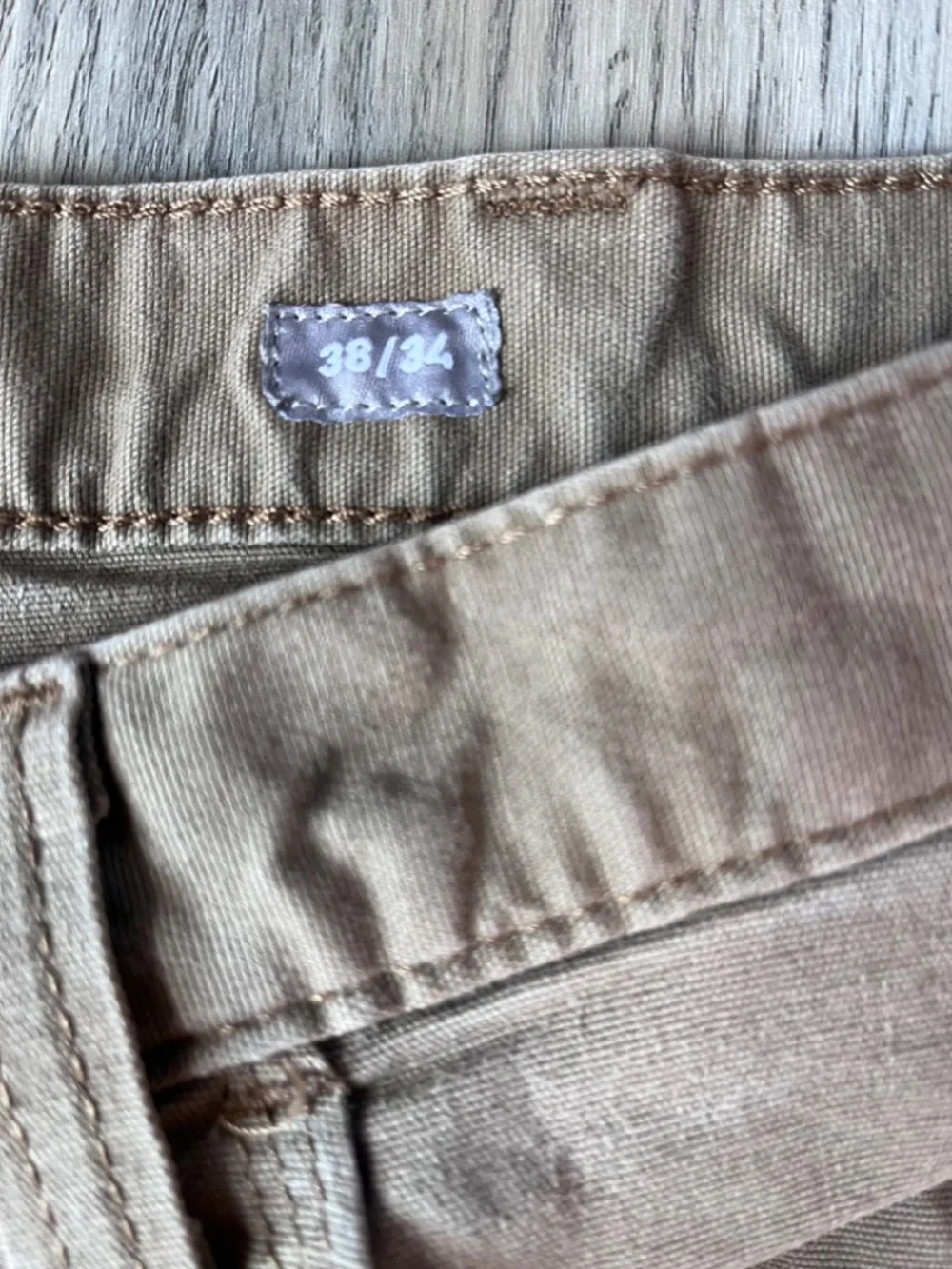 Ariat Rebar M4 Relaxed Straight Field Khaki Tough Work Pants Mens 38x34 Stretch